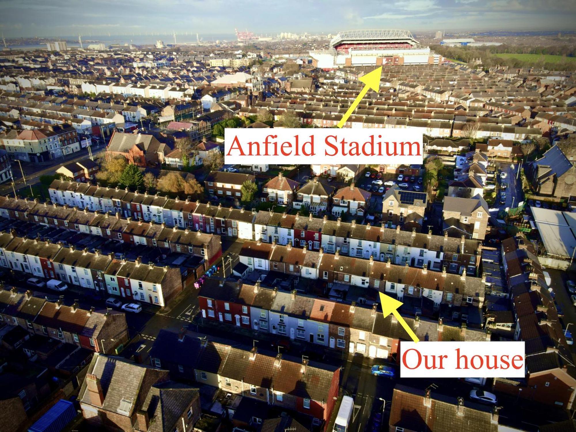 Cosy Anfield Guesthouse - Free Parking Liverpool Eksteriør billede